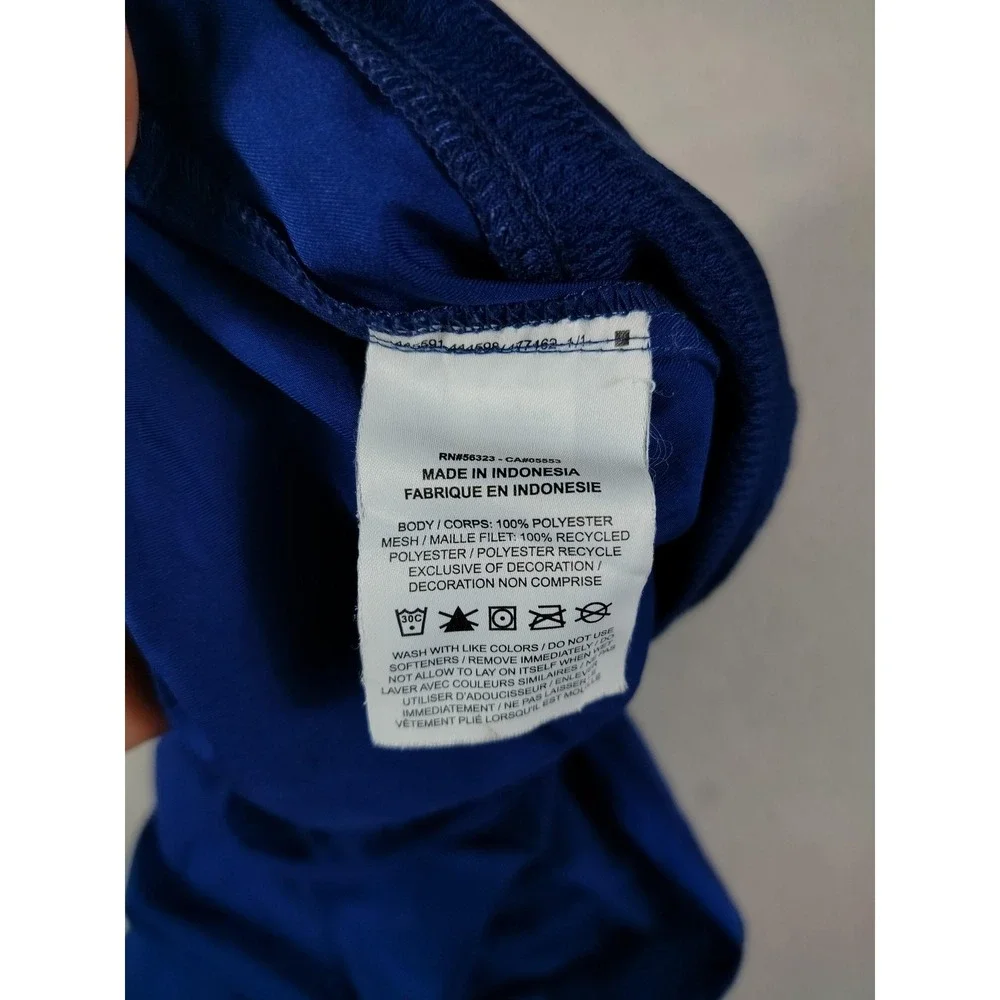 Nike Track Pants Mens Large Blue Dri-FIT Woven Elastic Waist Pockets‎ Athletic
